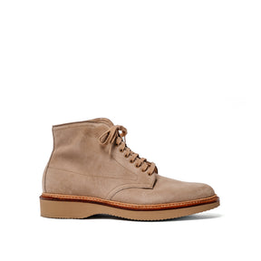 Alden x Snake Oil Provisions Lestat Plain Toe Boot Milkshake Suede