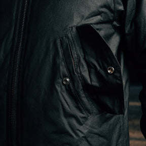 Barbour Re-Engineered Beaufort Waxed Jacket Black