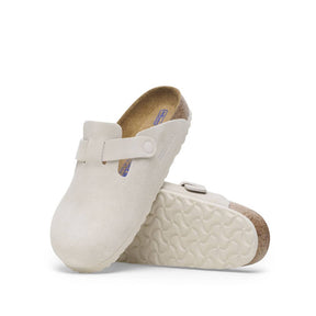 Birkenstock Boston Soft Footbed Antique White