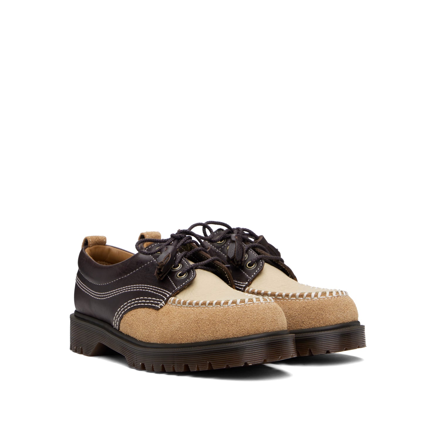 Dr. Martens Lowell Derby Oxford Dark Brown/ Tan Desert