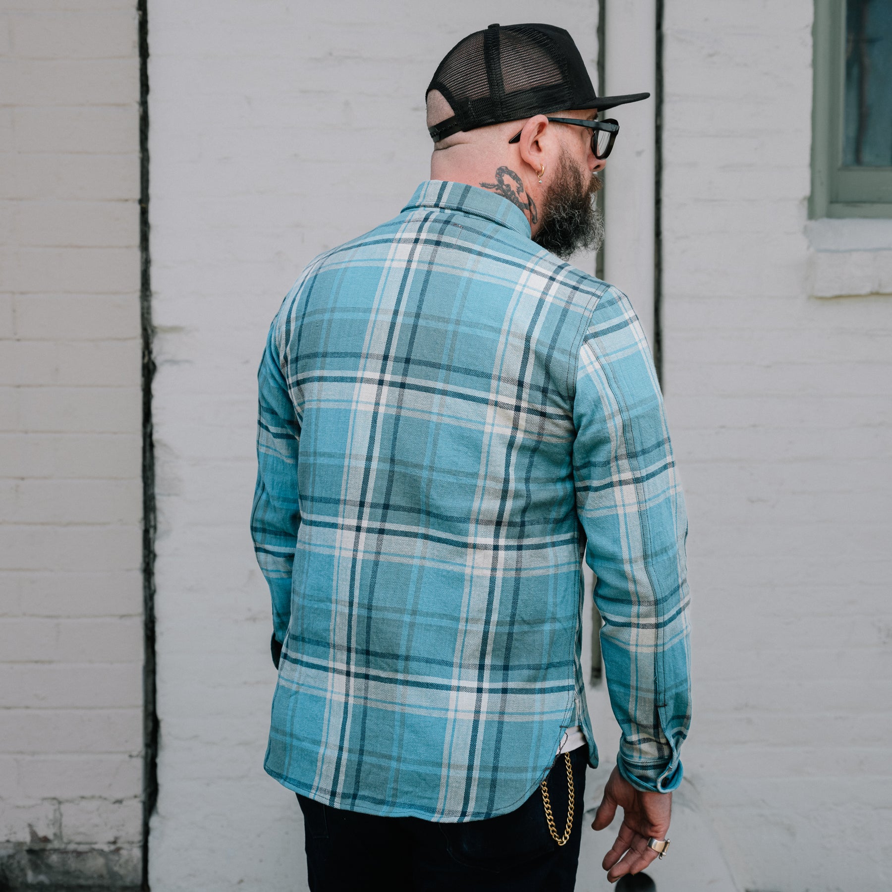 Rogue Territory Field Shirt Icy Blue Plaid