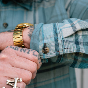 Rogue Territory Field Shirt Icy Blue Plaid