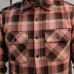 Rogue Territory Field Shirt Dusty Pink Plaid