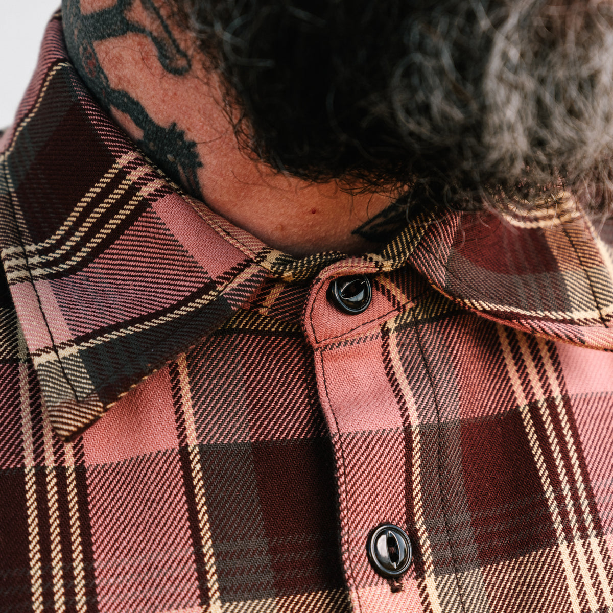 Rogue Territory Field Shirt Dusty Pink Plaid