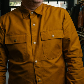 Rogue Territory Patrol Shirt Gold Dry Wax Canvas