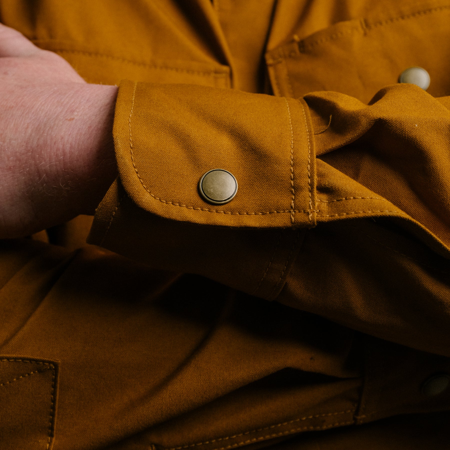 Rogue Territory Patrol Shirt Gold Dry Wax Canvas