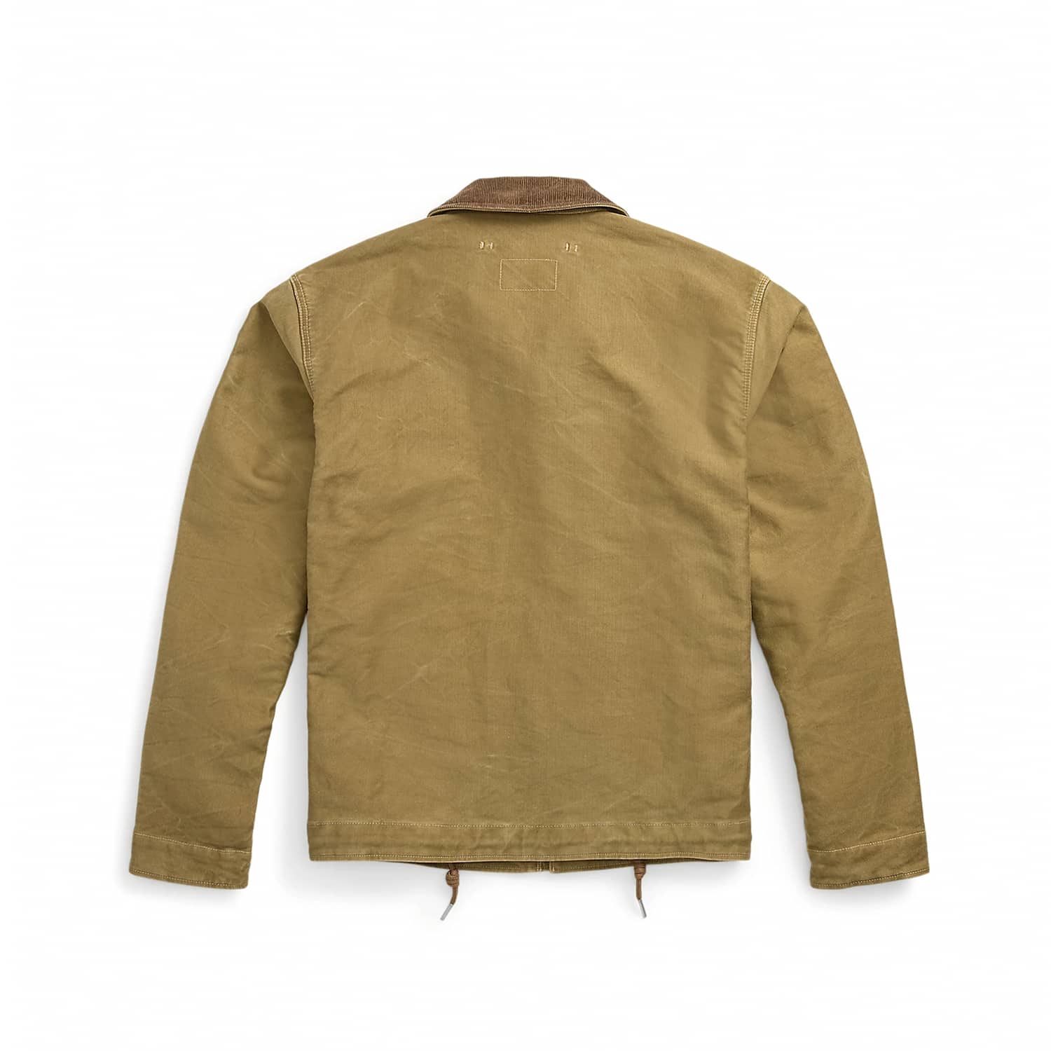 RRL Corduroy Collar Cotton Deck Jacket Khaki Drab