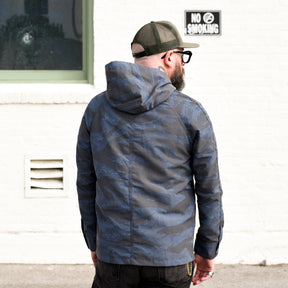 Rogue Territory Hooded Supply Jacket Tiger Camo Blue