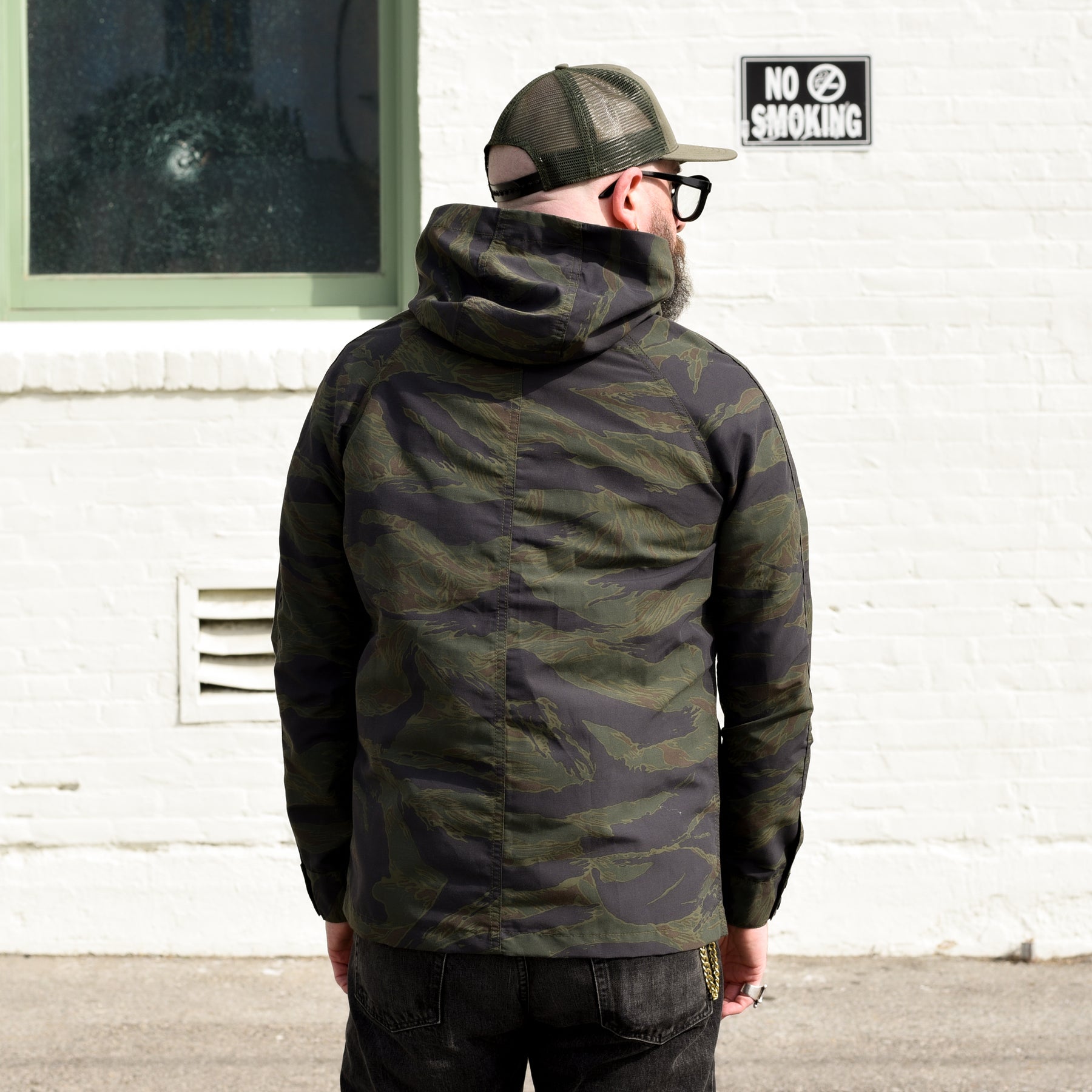 Rogue Territory Hooded Supply Jacket Tiger Camo Green