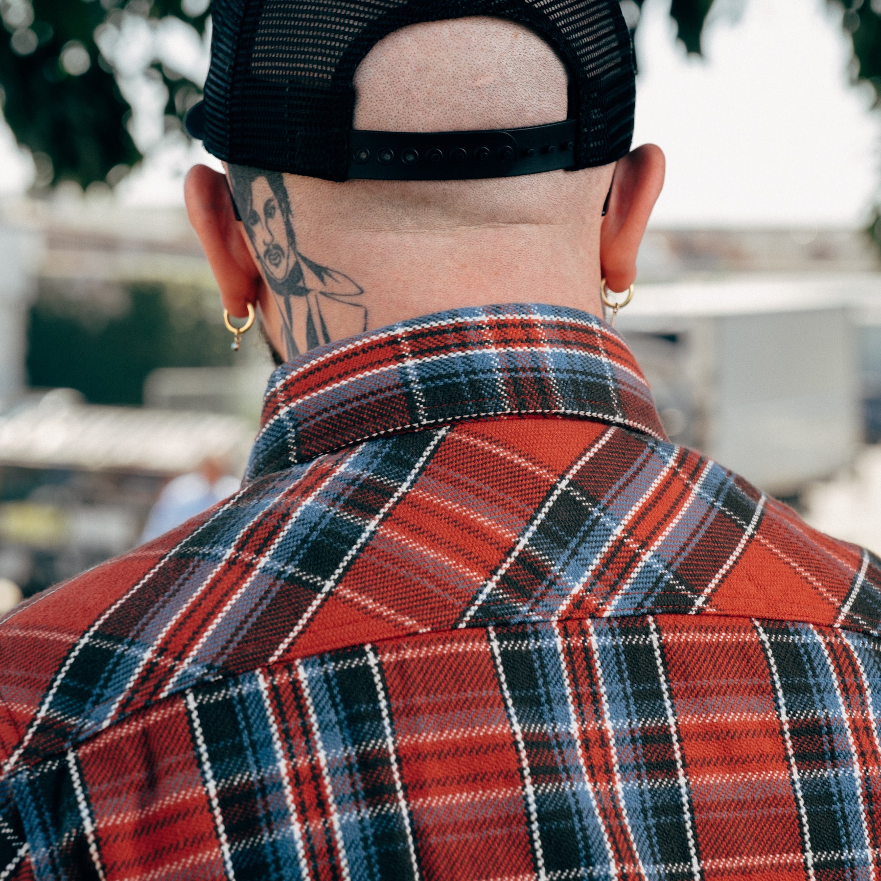 UES Heavy Flannel Shirt Red