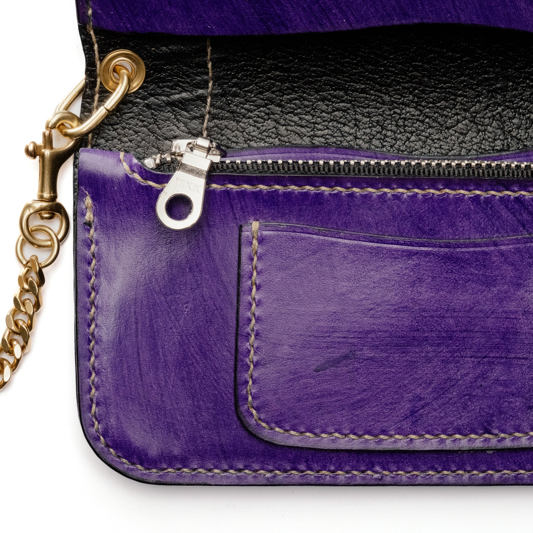 The Black Acre Roper Wallet Purple