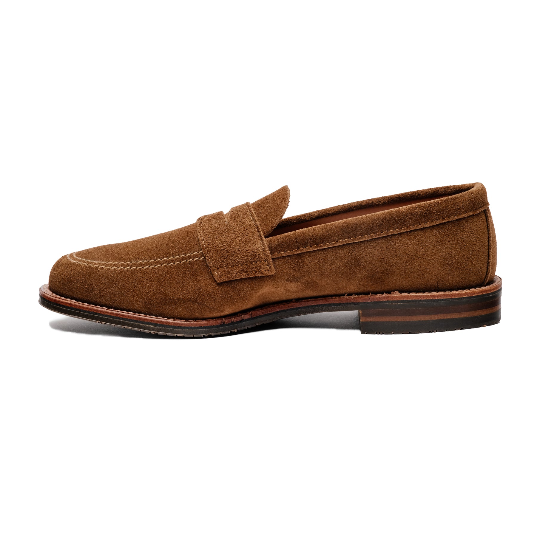 Alden 6221L Unlined Penny Loafer Snuff Suede