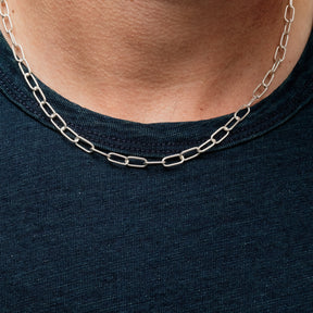 The Flat Head Silver Chain