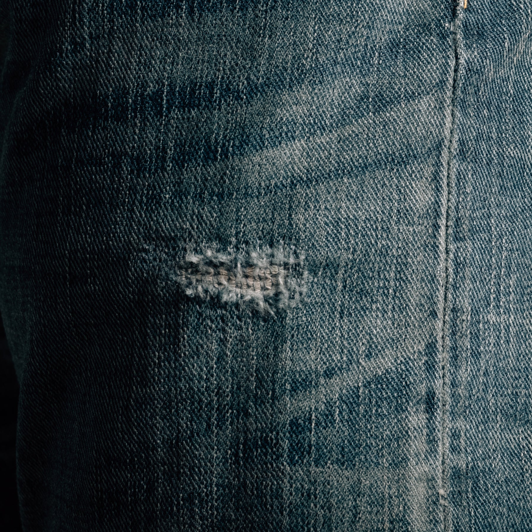 RRL Slim Boot Repaired Selvedge Jean Sutton Wash