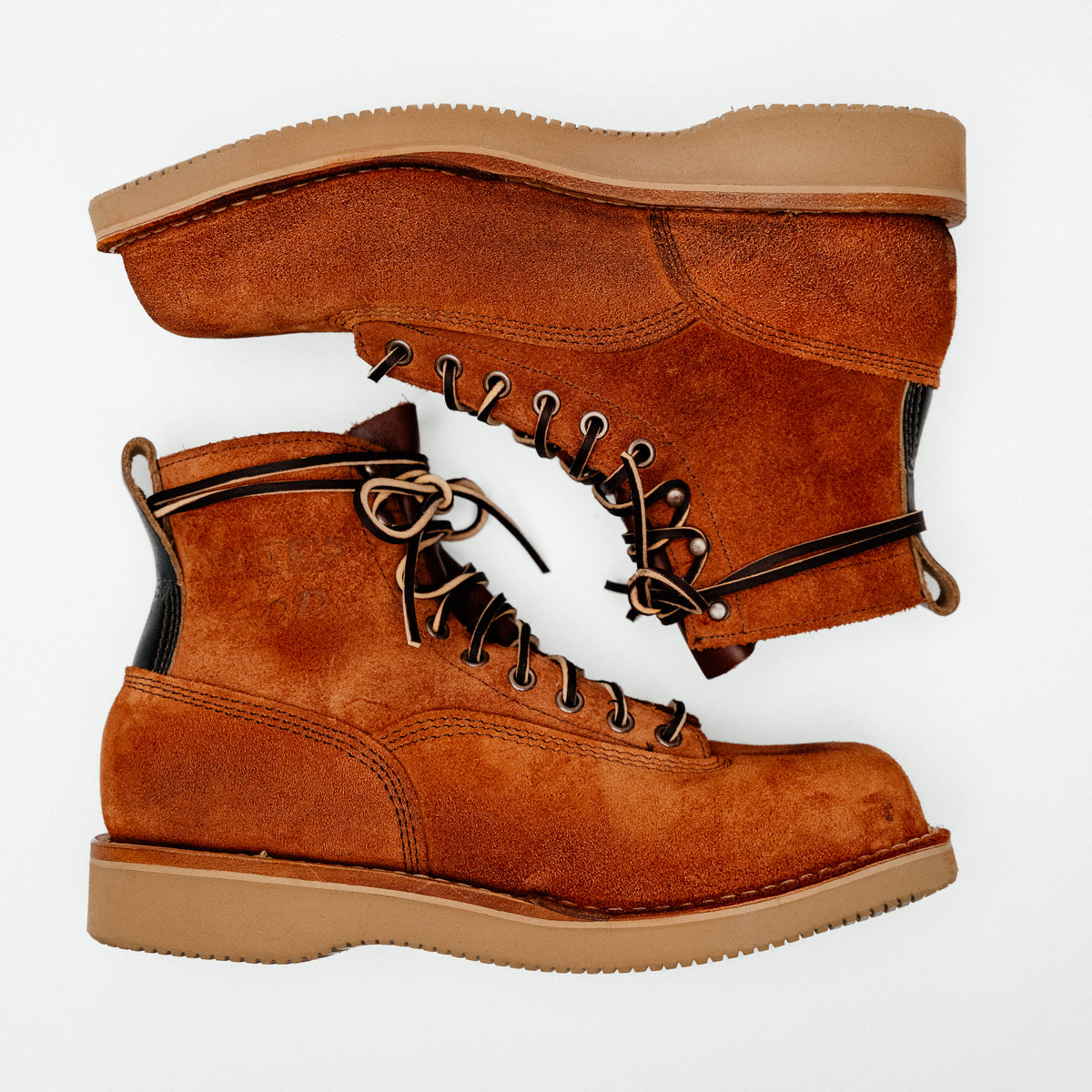 Snake Oil Provisions x White's Boots Modified Big Shooter Redwood Roughout (PRE-ORDER DEPOSIT)