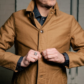 Stevenson Overall Co. ForgeWear Mechanic Coat Camel