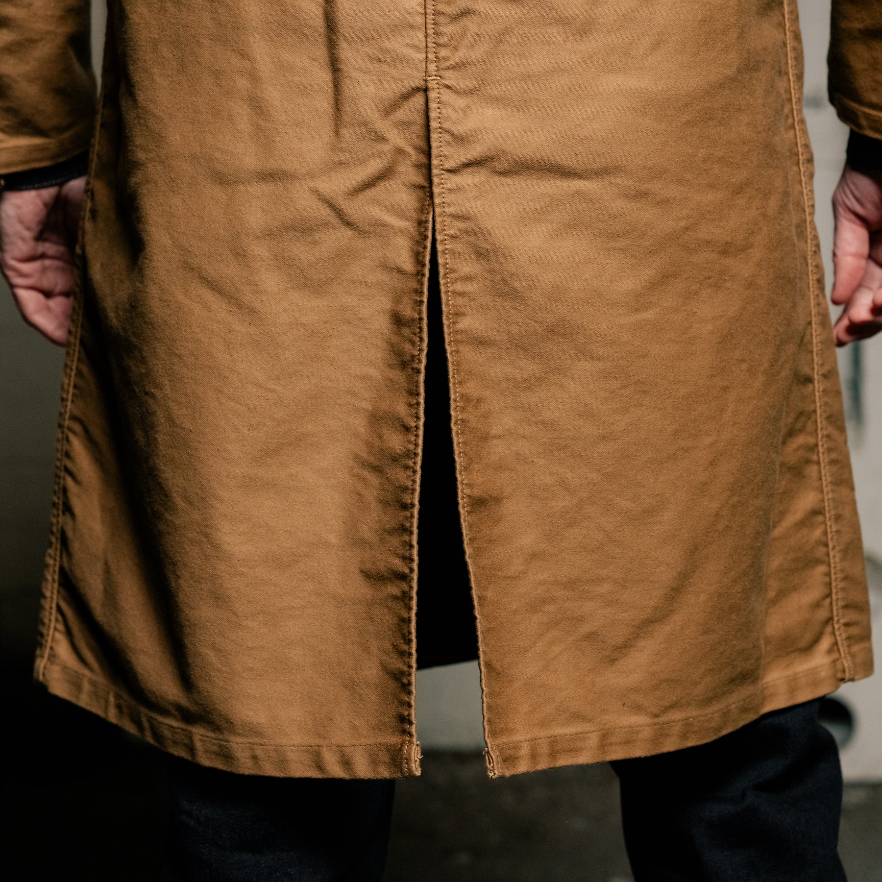 Stevenson Overall Co. ForgeWear Mechanic Coat Camel