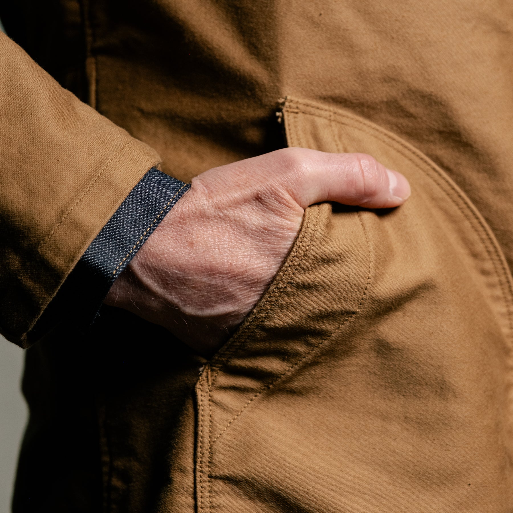 Stevenson Overall Co. ForgeWear Mechanic Coat Camel