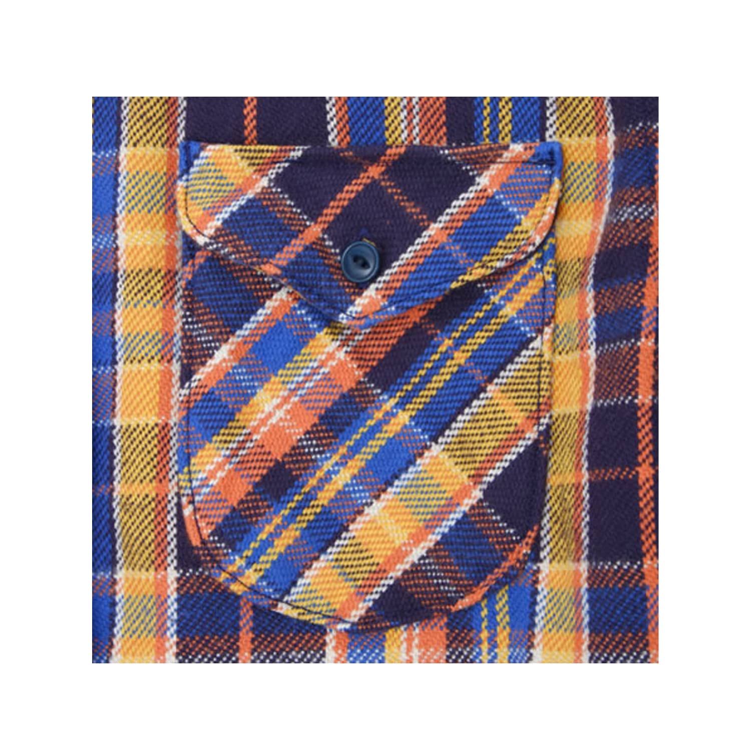 UES Heavy Flannel Shirt Blue