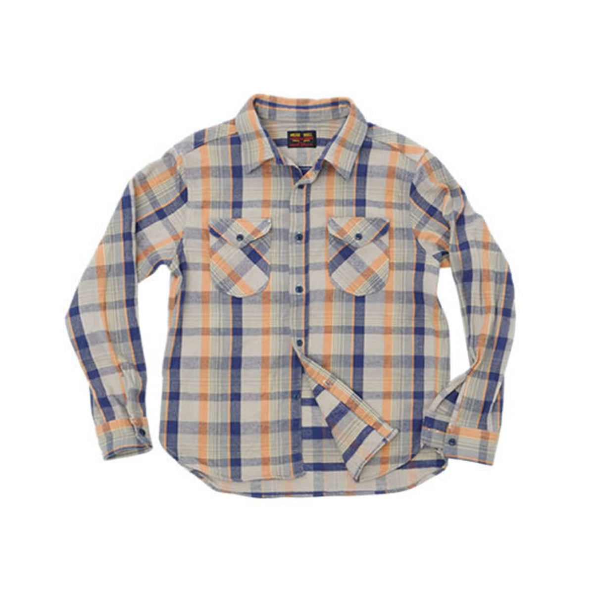 UES Heavy Flannel Shirt Navy