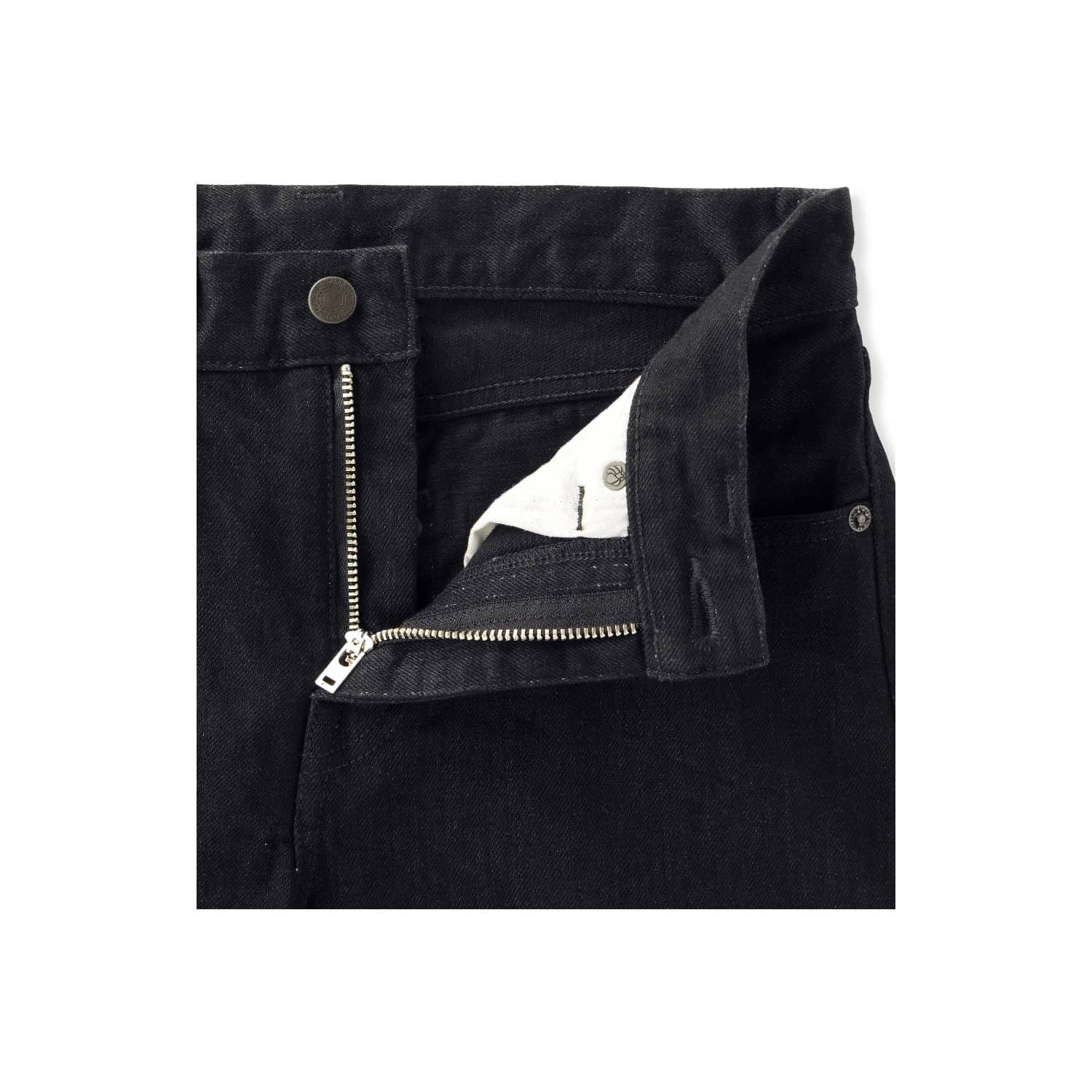 Momotaro MMJZ11014S 15.7oz Classic Straight Jean Black