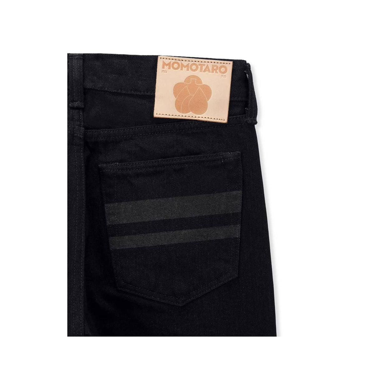 Momotaro MMJZ11014S 15.7oz Classic Straight Jean Black