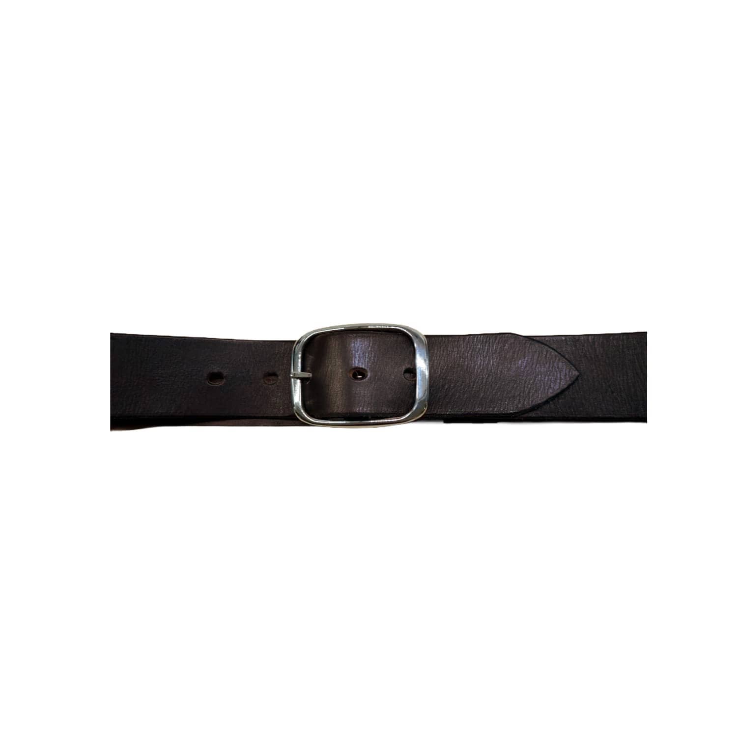 All-Time High Monterey Laser Engraved Leather Belt Dark Brown