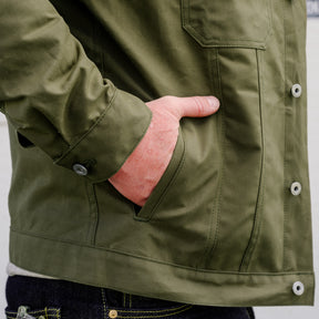 Rogue Territory Cruiser Jacket Olive Dry Wax Canvas