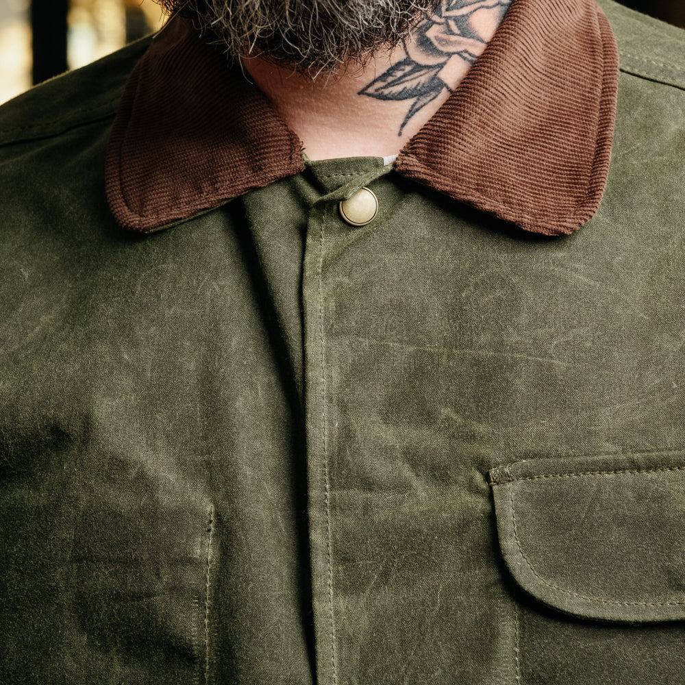 Rogue Territory Hunter Supply Jacket Waxed Olive