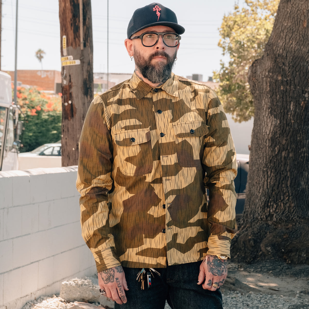 Rogue Territory Field Shirt Splinter Camo