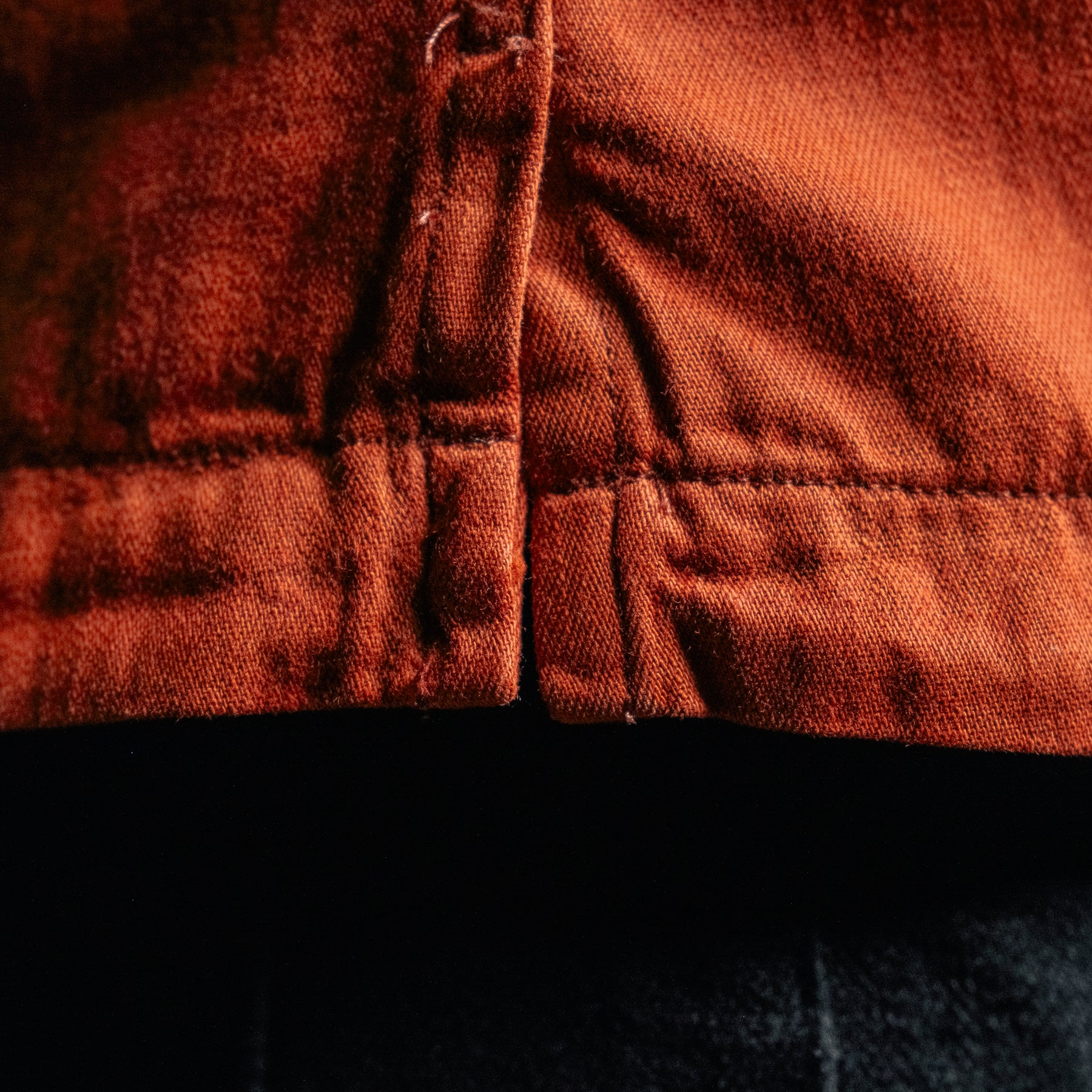 RRL Long-Sleeve Cotton Twill Camp Shirt Brick