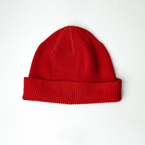 H.W. Dog x Snake Oil Provisions 1930s US Army Cotton Beanie Red