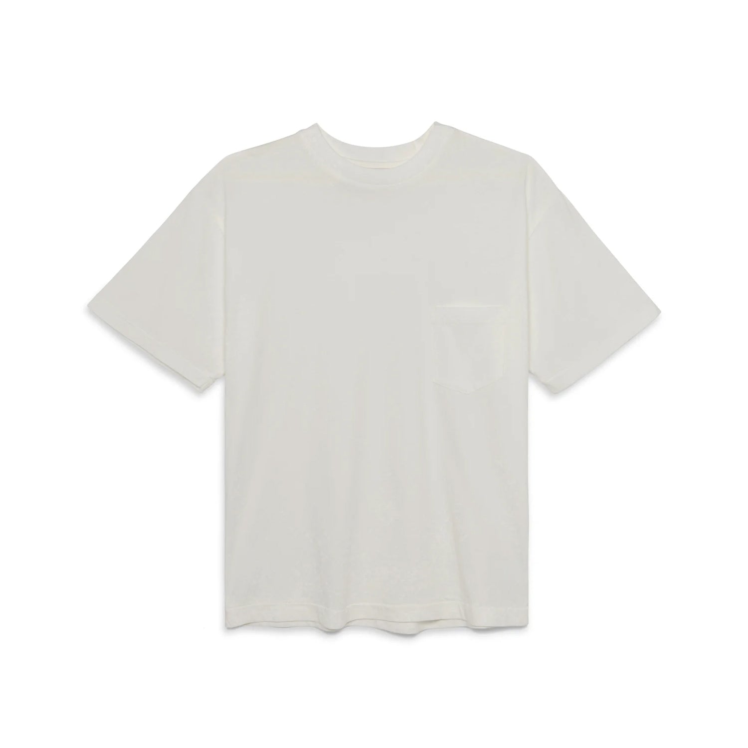 All-Time High Single Stitch Pocket Tee Washed White