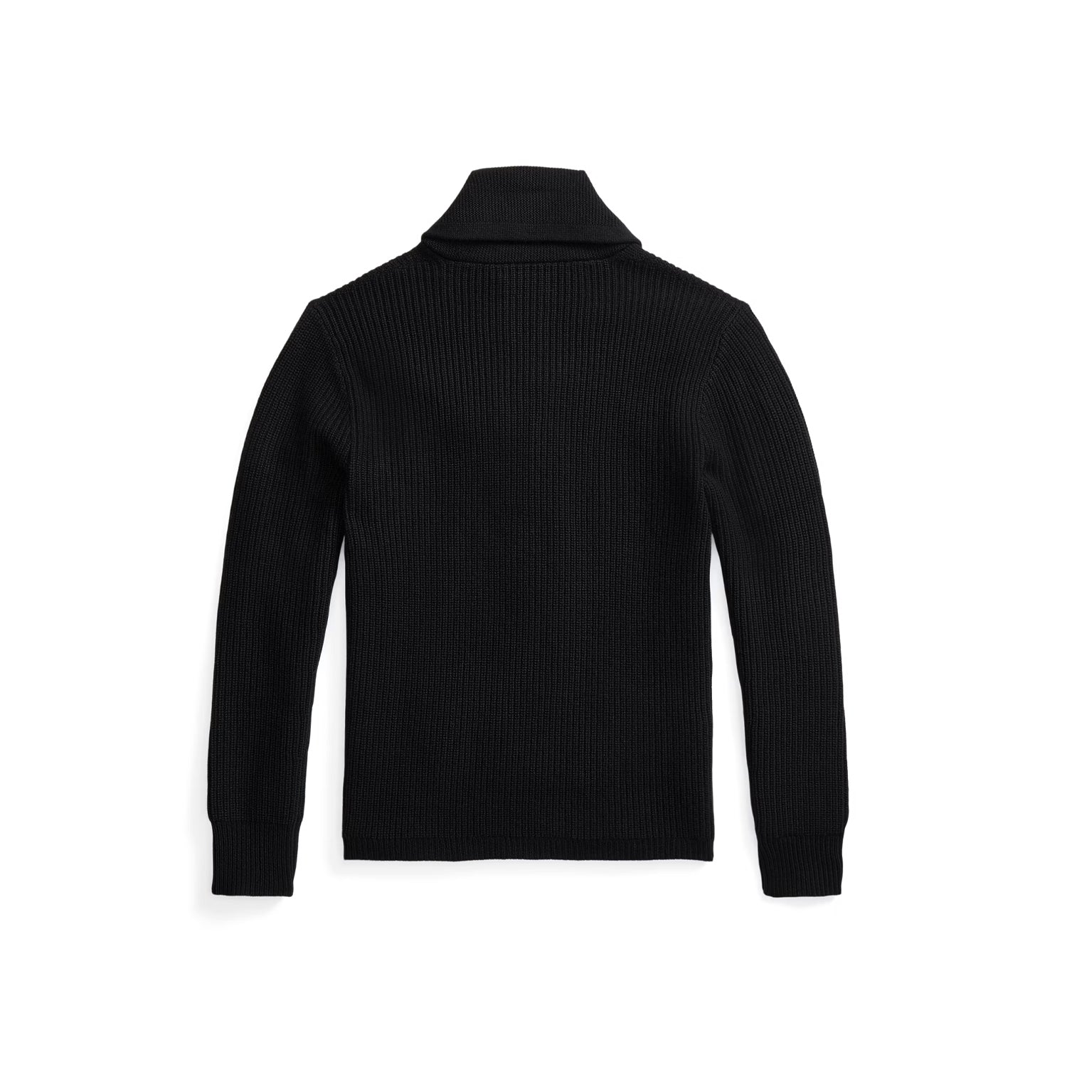 RRL Textured Cashmere Shawl-Collar Cardigan Black