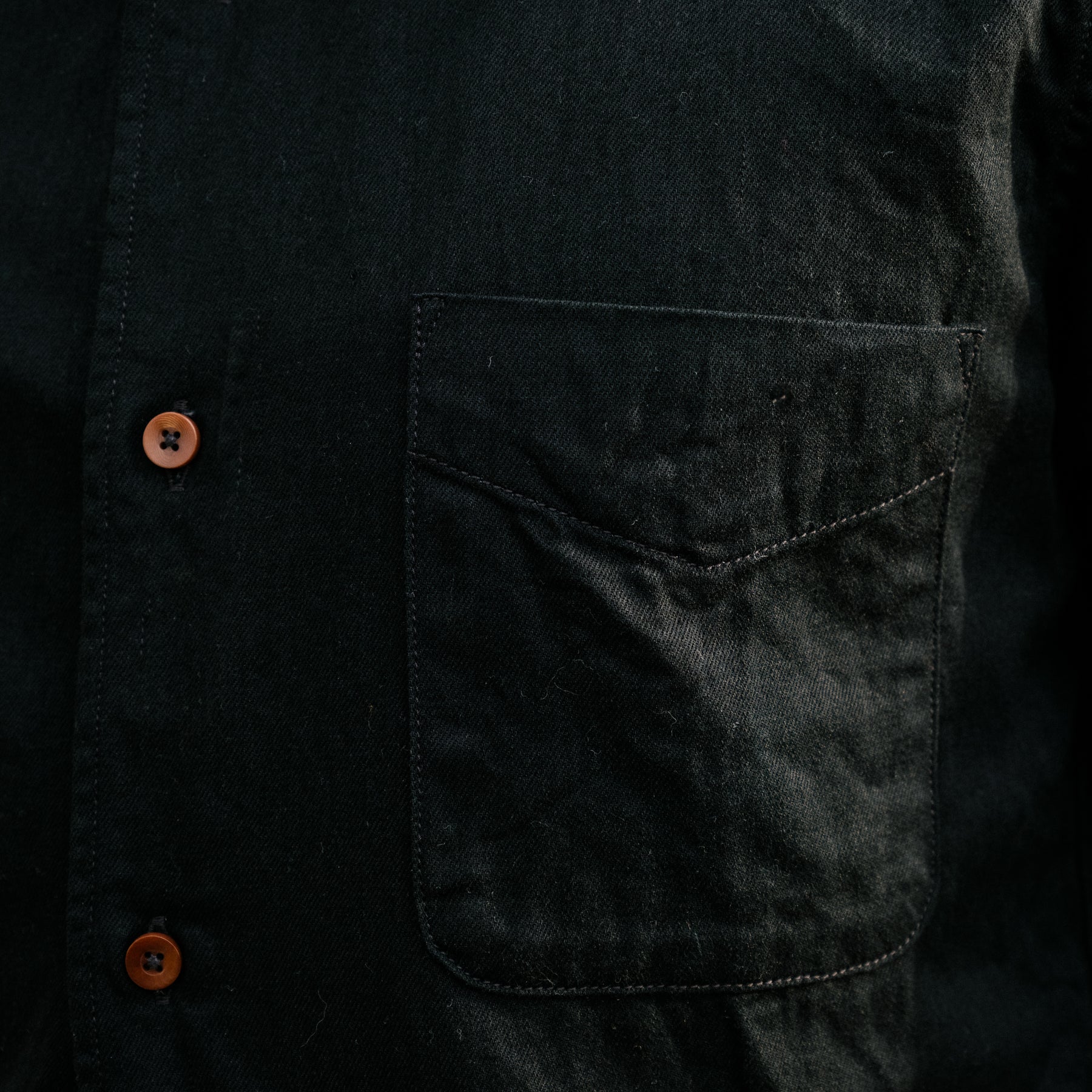 UES 6oz Button Down Shirt Black