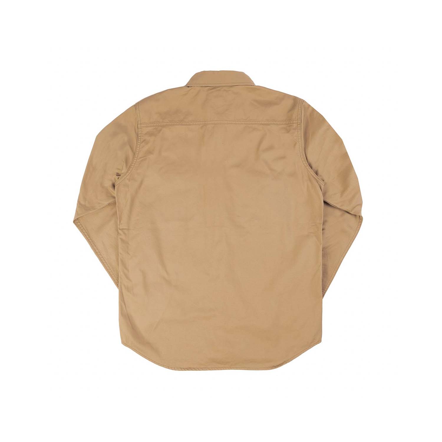 Iron Heart IHSH-319-KHA 8oz Military Shirt Khaki