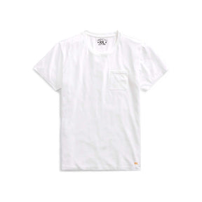 RRL Cotton Jersey Pocket T-Shirt White