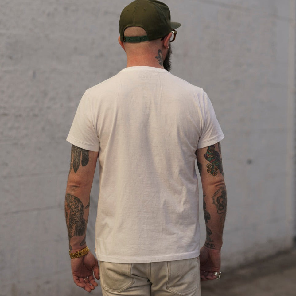 RRL Cotton Jersey Pocket T-Shirt White