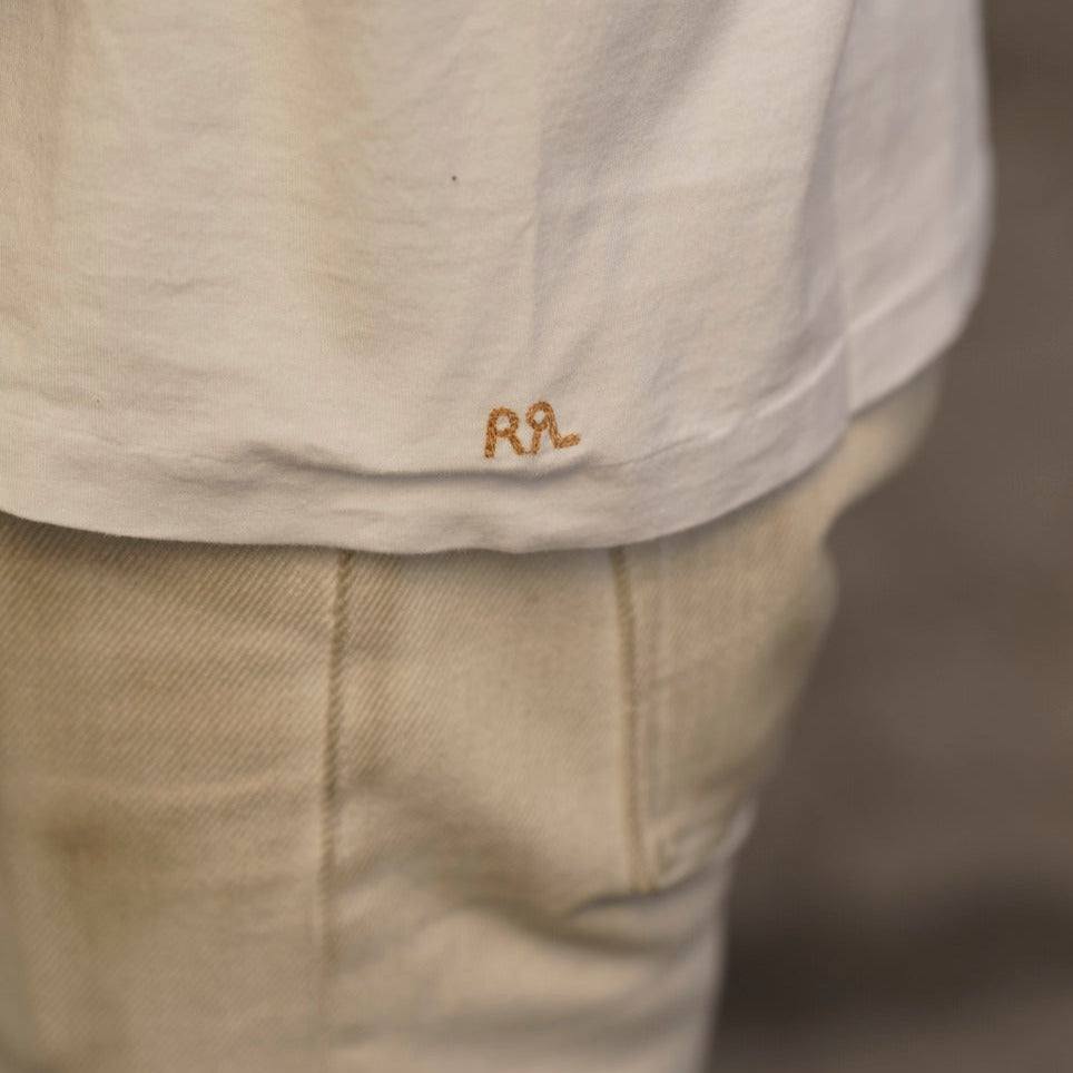 RRL Cotton Jersey Pocket T-Shirt White