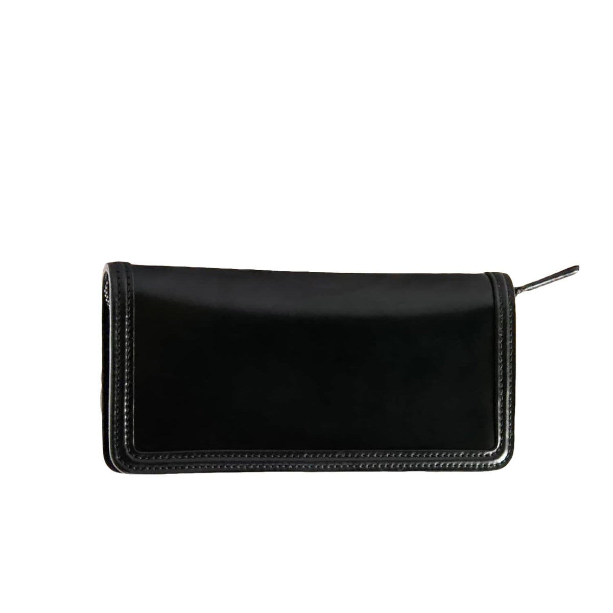 Flat Head for Wild Child Leather & Cordovan Wallet- Black