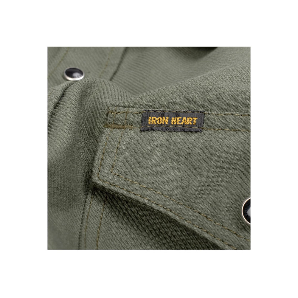 Iron Heart IHSH-235-OLV 13oz Military Serge Western Olive Drab Green