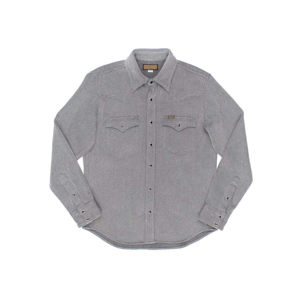 Iron Heart IHSH-254-GRY Kersey Western Shirt Grey