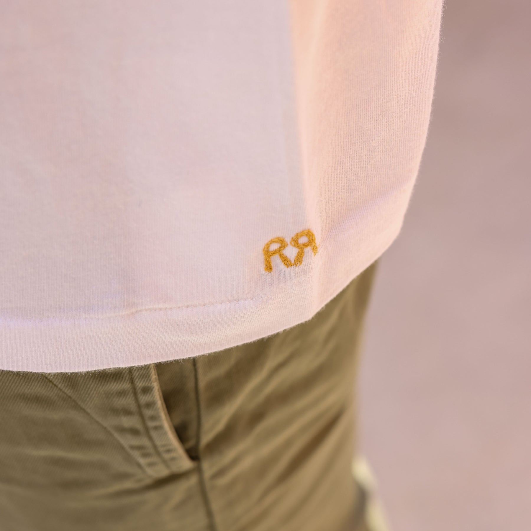 RRL Cotton Jersey Crewneck T-Shirt White