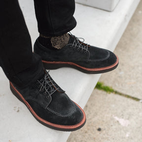 Alden x Snake Oil Provisions Temple Oxford Black Suede PRE-ORDER DEPOSIT