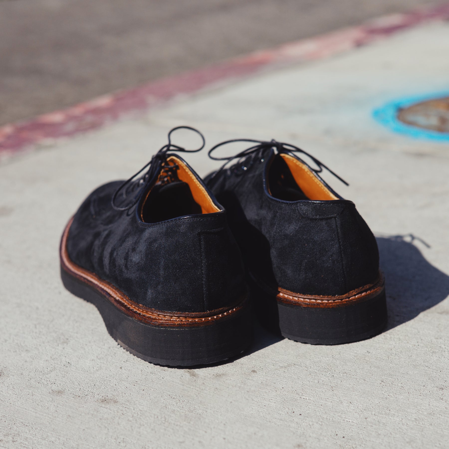 Alden x Snake Oil Provisions Temple Oxford Black Suede PRE-ORDER DEPOSIT