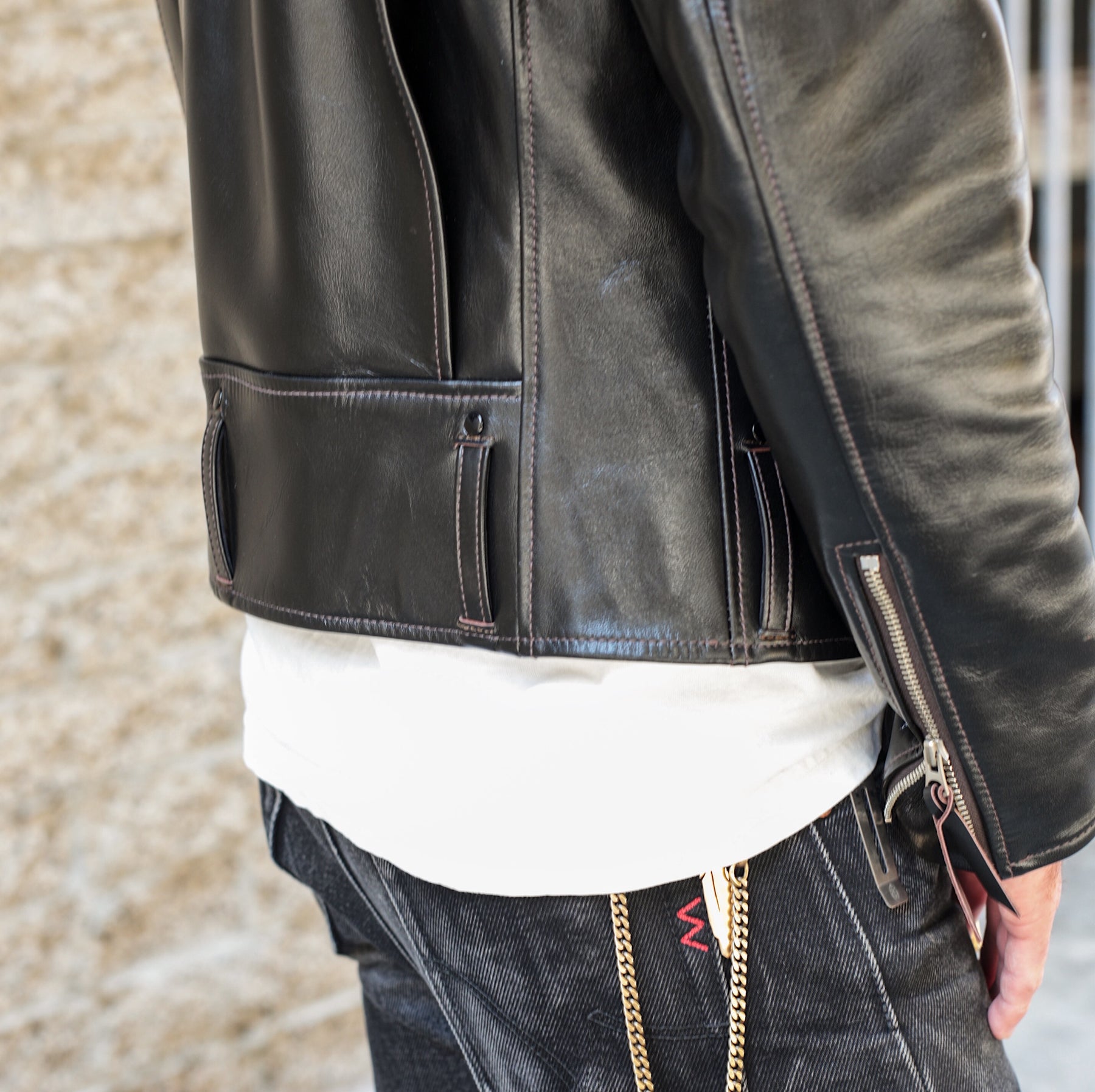 D-Pocket Jacket - Horsehide Leather
